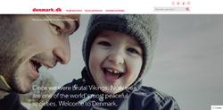 Die offizielle Website von Dänemark